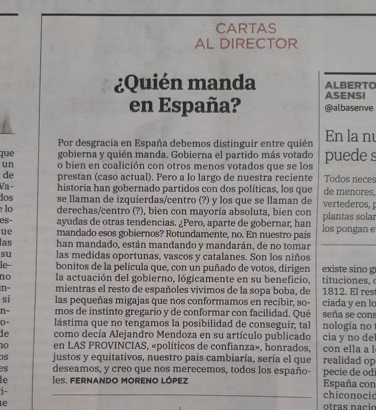 imagen del periódico